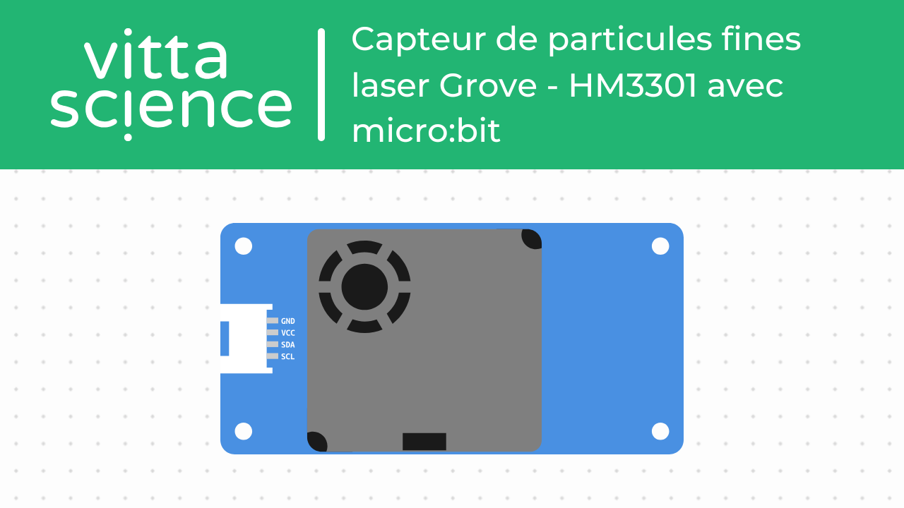 Capteur de particules fines laser Grove - HM3301 avec micro:bit